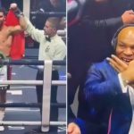Mike Tyson përshëndet me “shqiponjë” fitoren e boksierit shqiptar