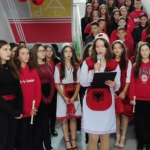 Manifestim dinjitoz për 28 Nëntor edhe në SHFK”Sami Frashëri” në Pirok