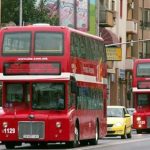 Digjet një autobus i NTP-së në Shkup