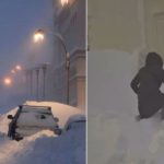 ‘Çmendet’ moti në këtë vend, trashësia e dëborës ka arritur në një metër, qytetarët gërmojnë për të hyrë në shtëpitë e tyre (VIDEO)