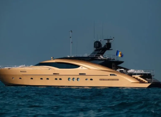 Kush e posedon superjahtin e vetëm në botë me ar 24 karat? (FOTO)