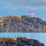Flamuri serb largohet edhe nga Kalaja e Zveçanit