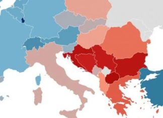 Maqedonia e Veriut në krye të rënies së popullsisë në Evropën Juglindore