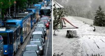 Info Shqip: Pas temperaturave ekstrem të larta, bien reshjet e dëborës në këto 2 vende