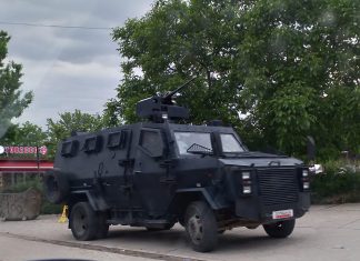 Prani e madhe e njësive policore në Haraçinë të Shkupit