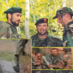 Pamje kur Agim Ramadani me shokë thyejnë kufirin me Shqipërinë