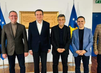 Albin Kurti pret në takim liderët e VLEN, rikonfirmon mbështetjen për ndryshim