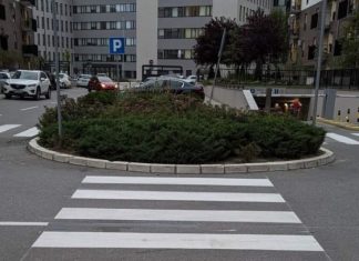 Të gjithë po qeshin me këtë vendkalim për këmbësorë në Serbi