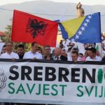 Shkup, mbahet marsh përkujtimor për përvjetorin e gjeno*idit në Srebrenicë
