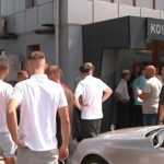 Ndërpritet ndërtimi i ujësjellësit, banorët e Pallçishtit protestuan para komunës së Bogovinës