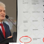 Fakt: Pro rendit të ditës në datën 28.02.2024 për “branitellat” ka votuar edhe lideri i BDI-së, Ali Ahmeti