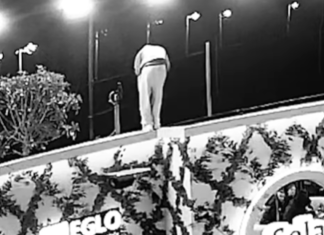 Publikohen pamjet kur Gjesti kapërcen murin rrethues të Big Brother VIP Albania