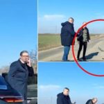 Vuçiq i shpëton aksidentit, makinës i shp’ërthen goma në lëvizje