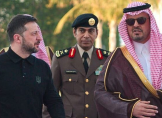 Bisedimet e paqes Ukrainë-SHBA, Zelensky mbërrin në Arabinë Saudite