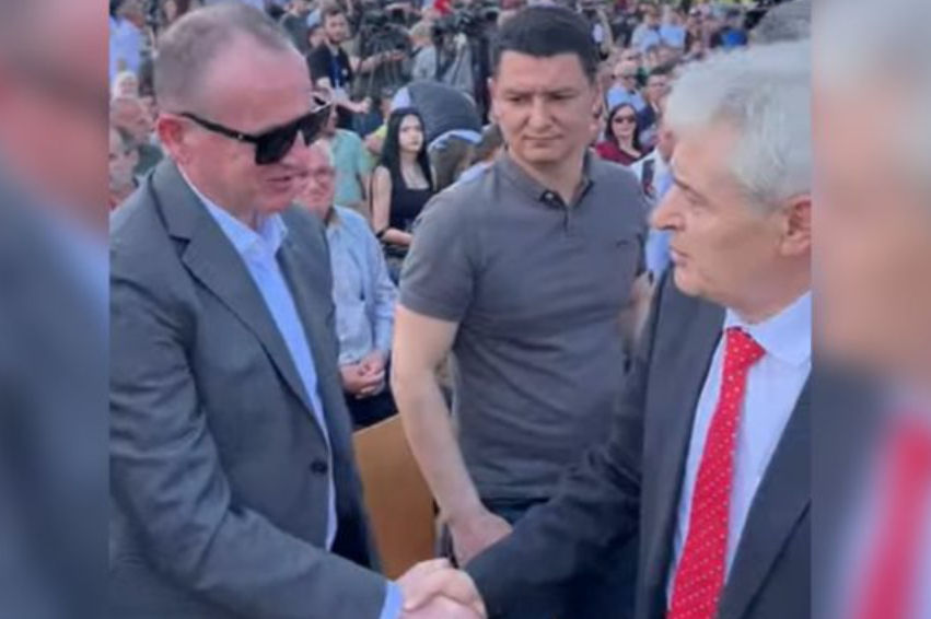 Ahmeti dhe Taravari shtrëngojnë duart në Sllupçan