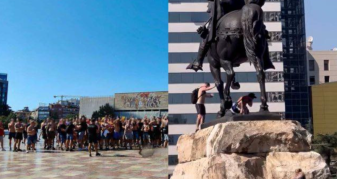 Info Shqip: “Tifozët shqiptarë në burg pse mbrojtën figurën e Skënderbeut nga huliganët polakë”, Auron Tare: Ata djem duhen falënderuar