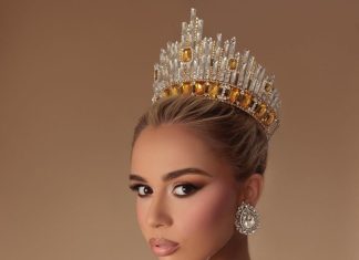 “Trim mbi trima Gjergj Kastrioti” – Shqiptarja që fitoi “Miss Amerika” mahnit publikun në gjuhën shqipe (VIDEO)