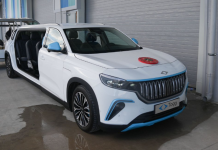 Erdogan shihet në limuzinë të veçantë, të prodhuar nga kompania turke Togg