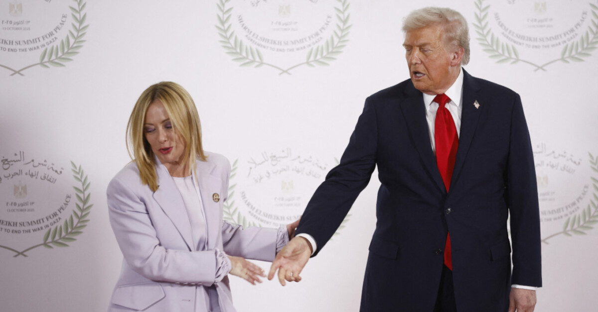 “S’do të guxoja ta thoja në Amerikë!”, Skenë e papritur në Samitin për Gazën, ja çfarë i thotë Trump Melonit