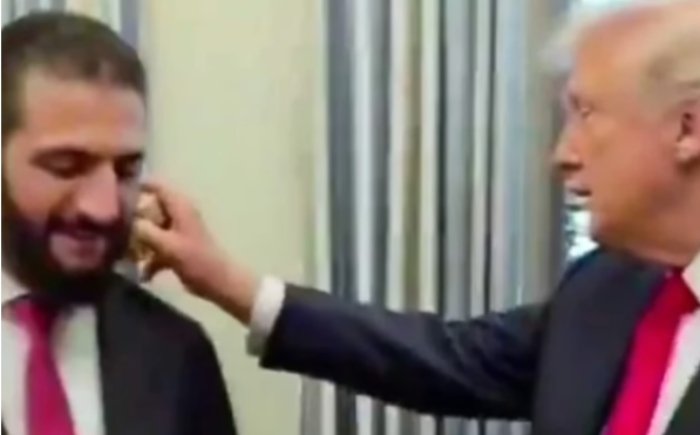 Sa gra ke  Momenti interesant mes Trumpit dhe presidentit sirian në Shtëpinë e Bardhë