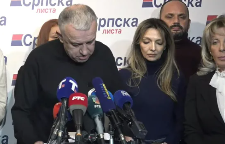 Rezultate pa buzëqeshje  Lista Serbe me fytyra të ngrysura dhe pa festë me flamuj serb