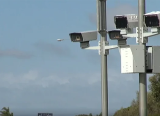 Kamerat e sistemit “Safe City” kapin shoferin që voziste me 231 km/h në Shkup