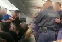 Incident në avion, tifozët sllovak arrestohen në Aeroportin e Shkupit