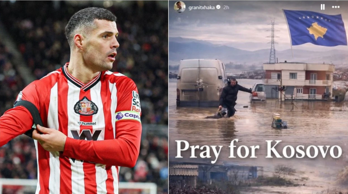  Lutuni për Kosovën   Granit Xhaka reagon pas vërshimeve në vend