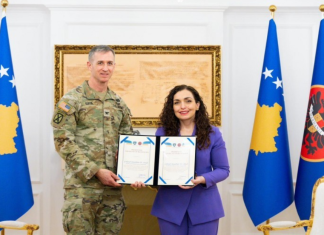 Osmani: Prania e KFOR-it amerikan është jetike për stabilitetin në Kosovë
