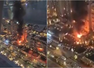 Një raketë godet Dubain, shpërthim i fortë në Palm Island pranë kullës Khalifa (VIDEO)