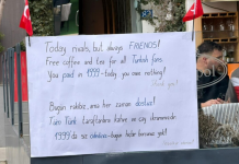 Çaj e kafe falas për tifozët turq, restoranti në Prishtinë me gjest simbolik: Borxhin e keni paguar në vitin 1999