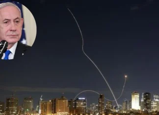 Raketa iraniane godet ‘metra’ larg zyrës së Netanyahut