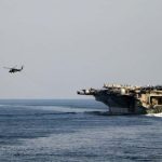 Info Shqip: Aeroplanmbajtësja “George Bush” mbërrin në Lindjen e Mesme