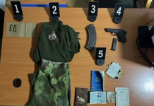 Kapen armë dhe municione në Zubin Potok