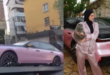 Hati në telashe, i sekuestrohet BMW-ja luksoze ngjyrë rozë në mes të Tiranës! Influencierja rrethohet nga policët