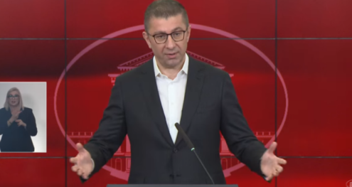 Info Shqip: Mickoski: Nuk do të lejojë manipulime me ndjenjat e shqiptarëve!