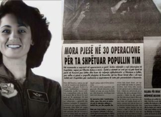 Faruza Kallaba, pilotja shqiptaro-amerikane që mori pjesë në 30 aksione gjatë bombardimeve të NATO-s