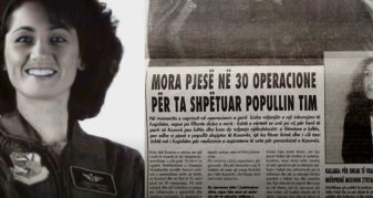 Info Shqip: Faruza Kallaba, pilotja shqiptaro-amerikane që mori pjesë në 30 aksione gjatë bombardimeve të NATO-s