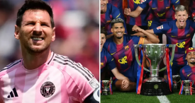 Info Shqip: Lionel Messi i dërgon mesazh Barcelonës pasi fituan titullin e La Liga-s
