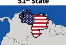 Trump publikon hartën e Venezuelës si “Shteti i 51-të” i SHBA-së