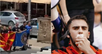 Info Shqip: “Këtu ka vetëm Maqedoni, le ta mësojnë të gjithë”: Forcat e RMV provokojnë para protestës për gjuhën shqipe, studenti organizator: Rastësi apo paralajmërim?