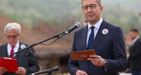 Info Shqip: Mickoski: Ta ruajmë dhe ta ndërtojmë shtetin, të mos lejojmë askënd ta poshtërojë!