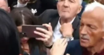 Info Shqip: Protestuesi i kthehet keq Fitore Pacollit: Ti prej Prishtine po do me ruajt tokën tem