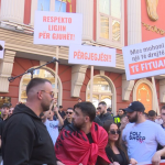 Sot protestë e re e studentëve në Shkup, për provim të jurisprudencës në shqip