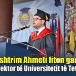 Info Shqip: Kushtrim Ahmeti fitoi garën për Rektor të Universitetit të Tetovës