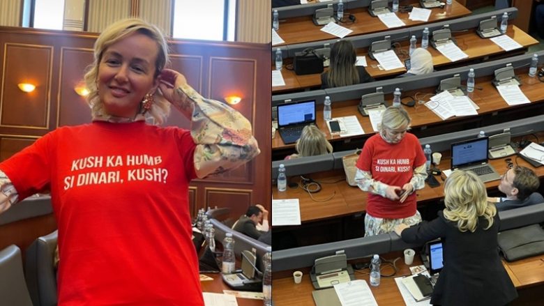 Adriana Matoshi thumbon Vjosa Osmanin  Nëse bëhem deputete  nuk të votoj presidente