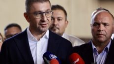 Info Shqip: ZNAM-i i Maksit a do të largohet nga Qeveria? Përgjigjet Mickoski
