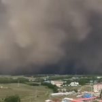 Info Shqip: Skena apokaliptike, një “mur i madh pluhuri” përfshin qytetin në Kinë (VIDEO)