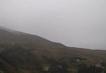 Borë në muajin korrik në Kodër të Diellit në Tetovë!