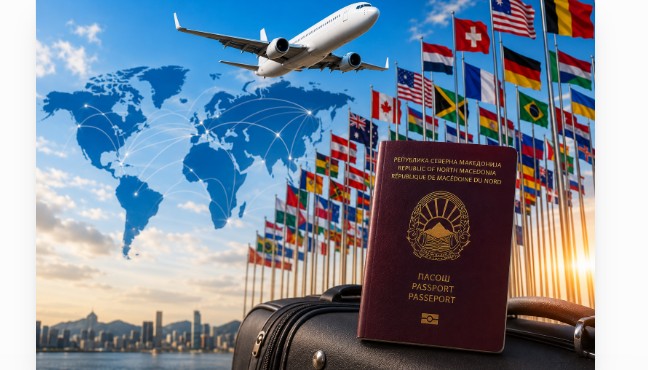 Ja në sa vende të botës mund të udhëtoni pa vizë me pasaportën e Maqedonisë 